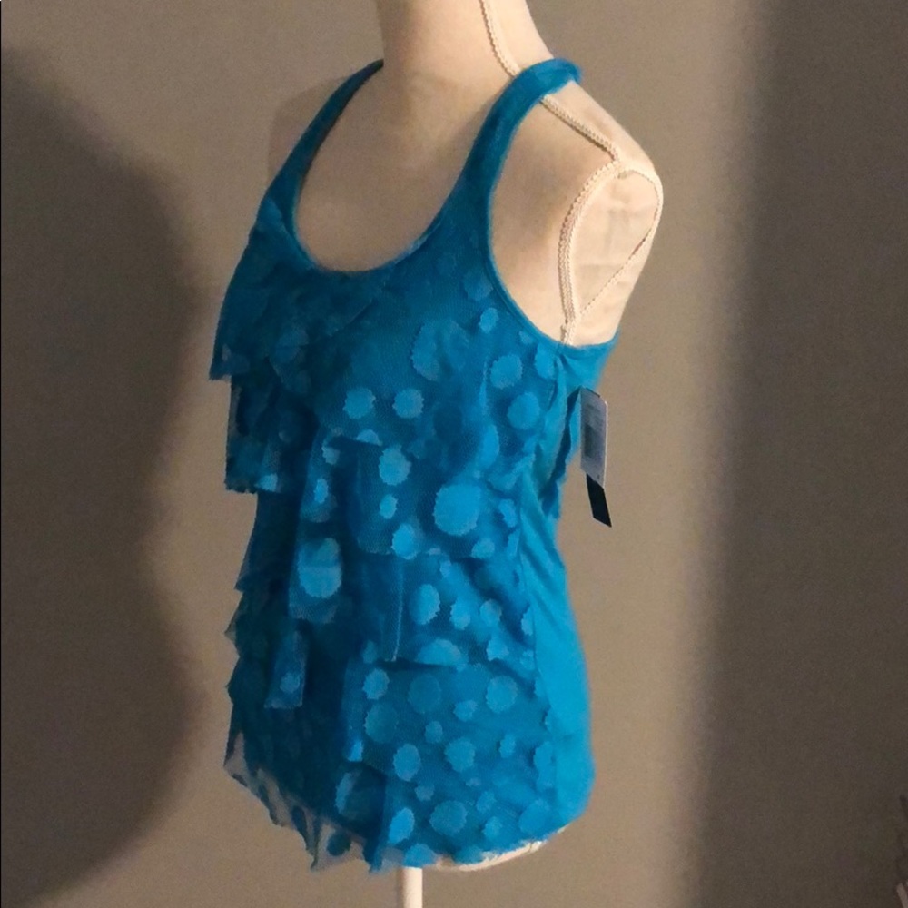 NWT Fun Ruffle Tank - Picture 4 of 6
